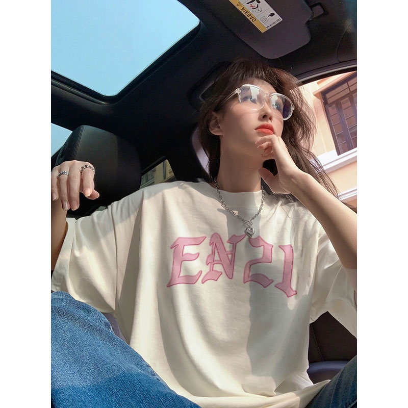 NRVP Áo Thun 100% Cotton Tay Ngắn Phong Cách Hàn Quốc Mới