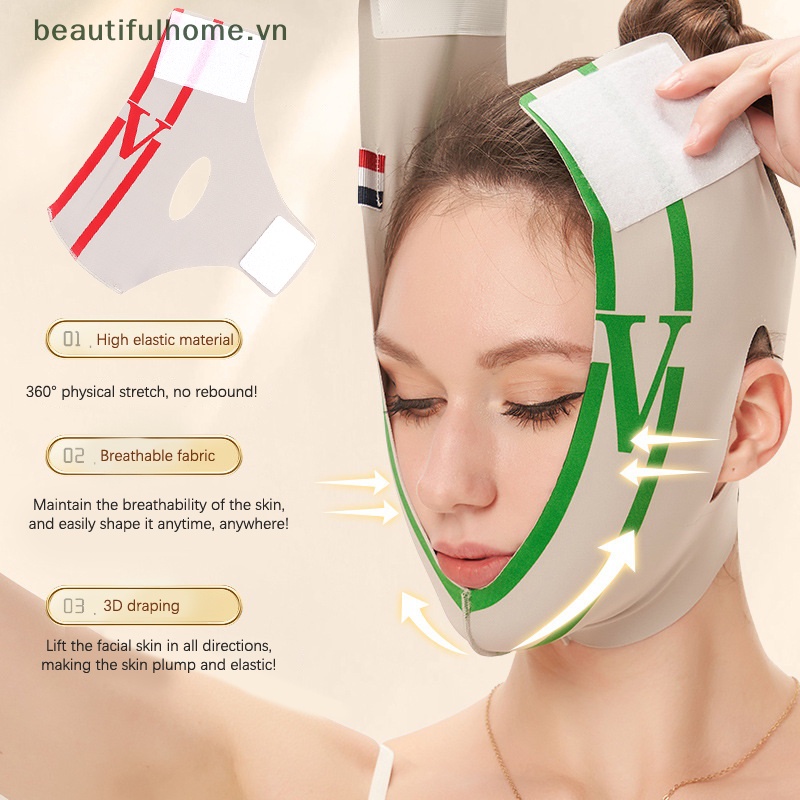 Đai Đeo Nâng Cơ Mặt Tạo Cằm Chữ V Chống Nếp Nhăn Lifg