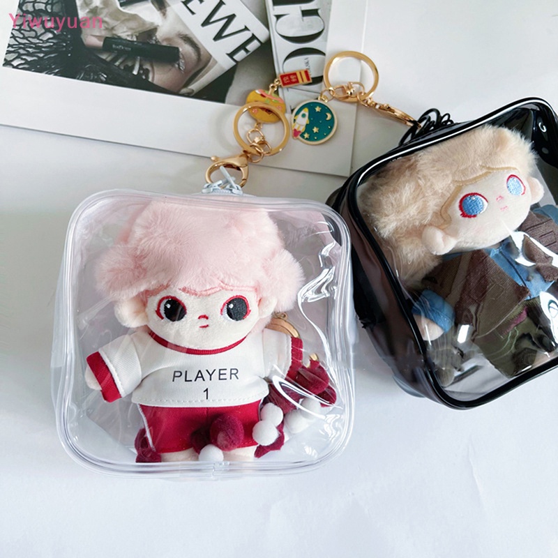 < Yiwuyuan > Túi Vuông Mini Đựng Đồ Chơi Búp Bê Hoạt Hình Trong Suốt Ngoài Trời Dễ Thương Mới