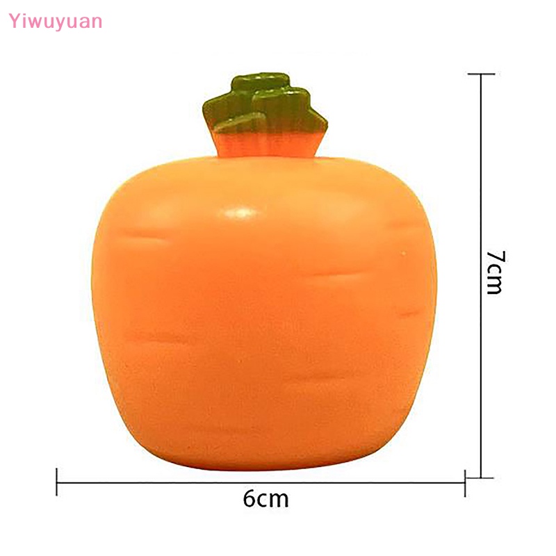 1 Đồ Chơi Nắn Bóp Giúp Giải Tỏa Căng Thẳng Hình Thỏ Cà Rốt Đáng Yêu Màu Sắc Ngẫu Nhiên Mới
