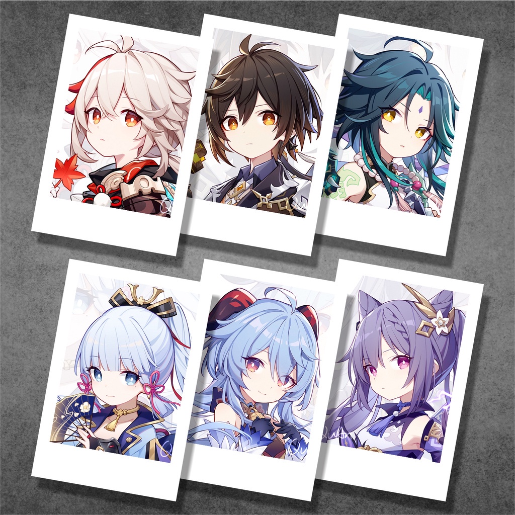 Card Game Genshin Impact Vol. II - Giấy Bìa Cứng C300 - Cán Bảo Vệ Ảnh Siêu Bền