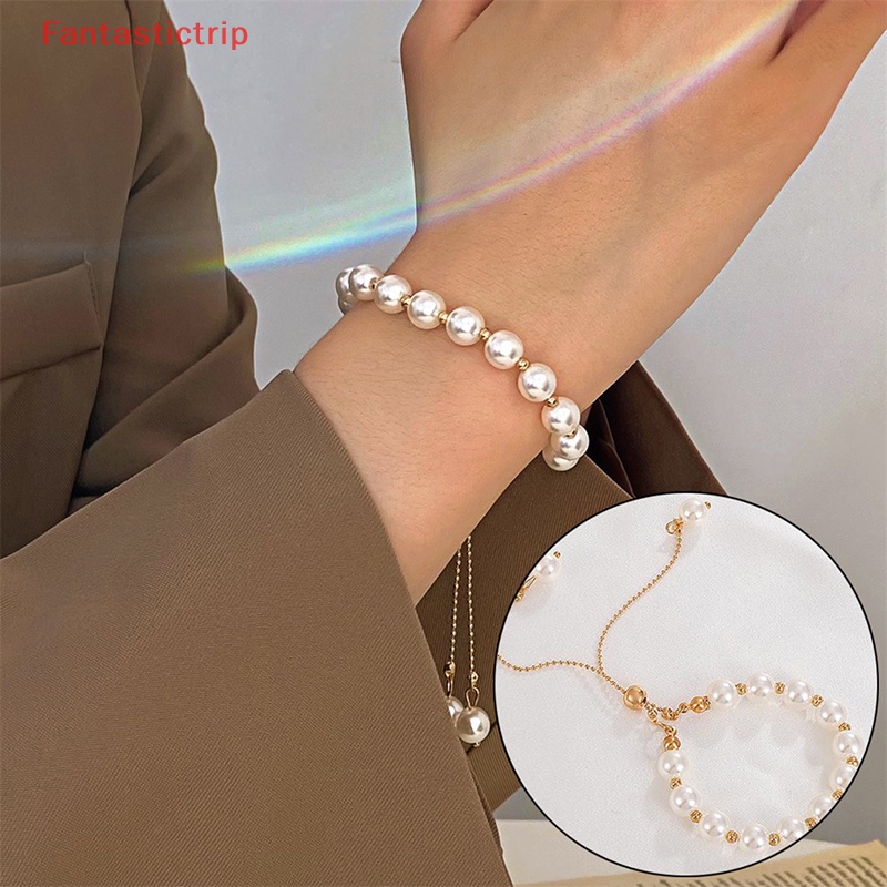 [Fantastictrip] Vòng Tay Hạt Ngọc Trai Baroque Thiết Kế Độc Đáo Thanh Lịch Làm Quà Tặng Sinh Nhật Cao Cấp Cho Nữ