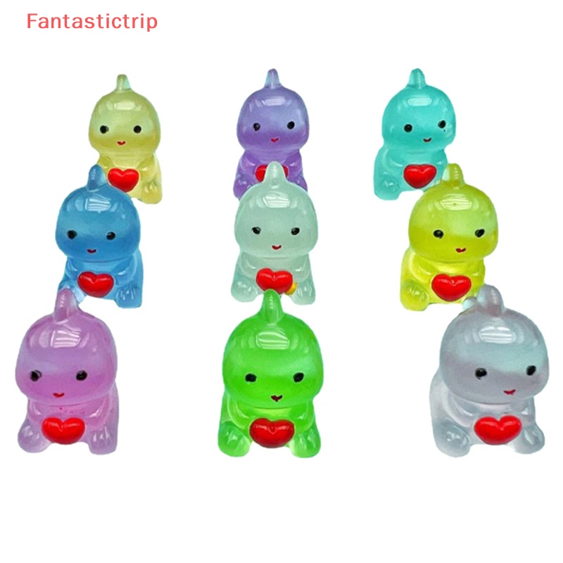 [Fantastictrip] Set 5 Mô Hình Búp Bê Mini Phát Sáng Trong Bóng Tối Trang Trí Tiểu Cảnh Craf Mới