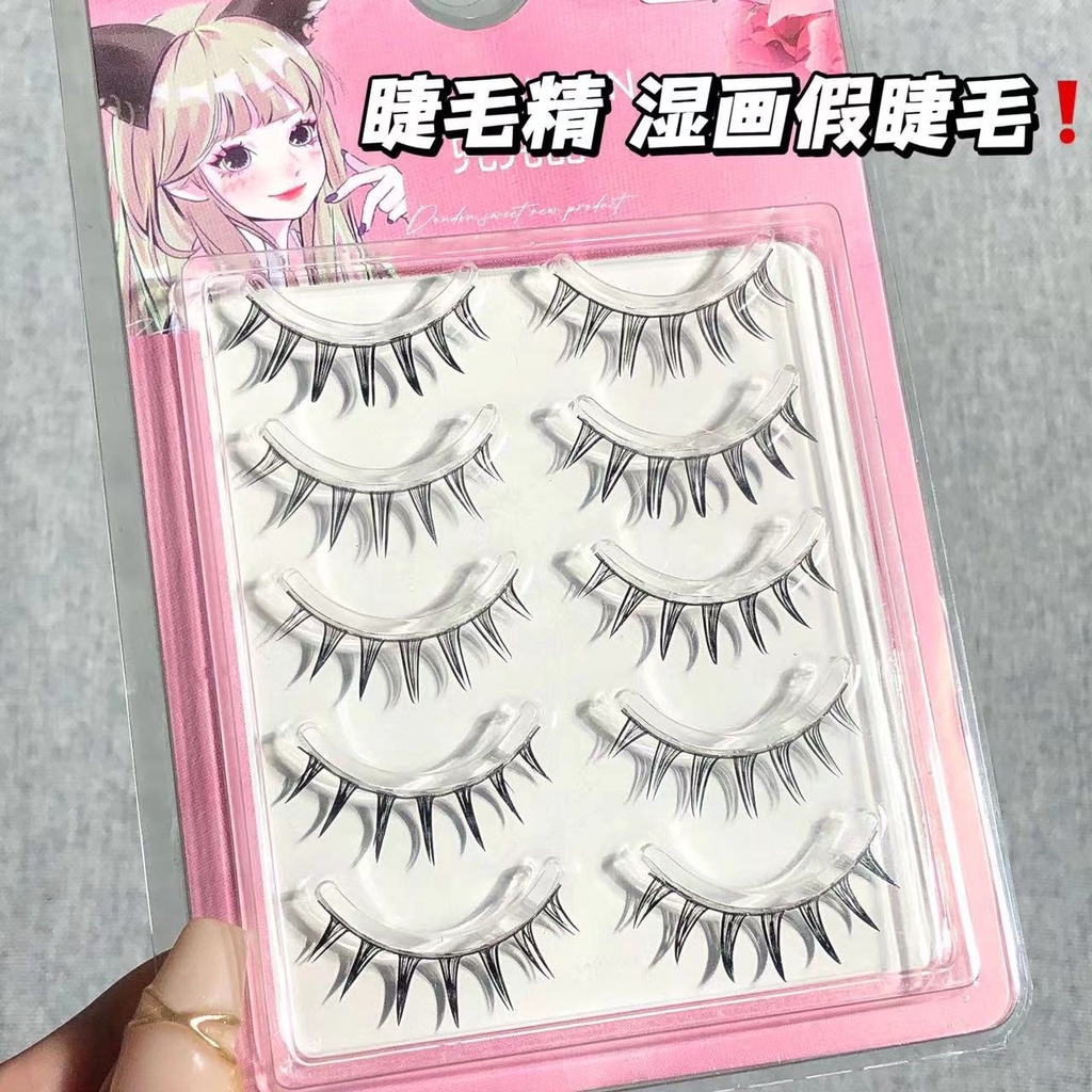 Lông Mi Giả Deviruchi Siêu Mịn Tự Nhiên Họa Tiết Hoạt Hình Xinh Xắn