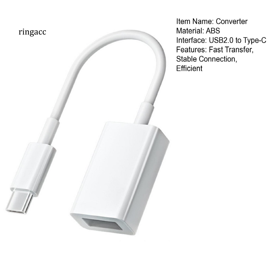 Đầu Chuyển Đổi USB 2.0 Sang Type-C USB Cho Điện Thoại