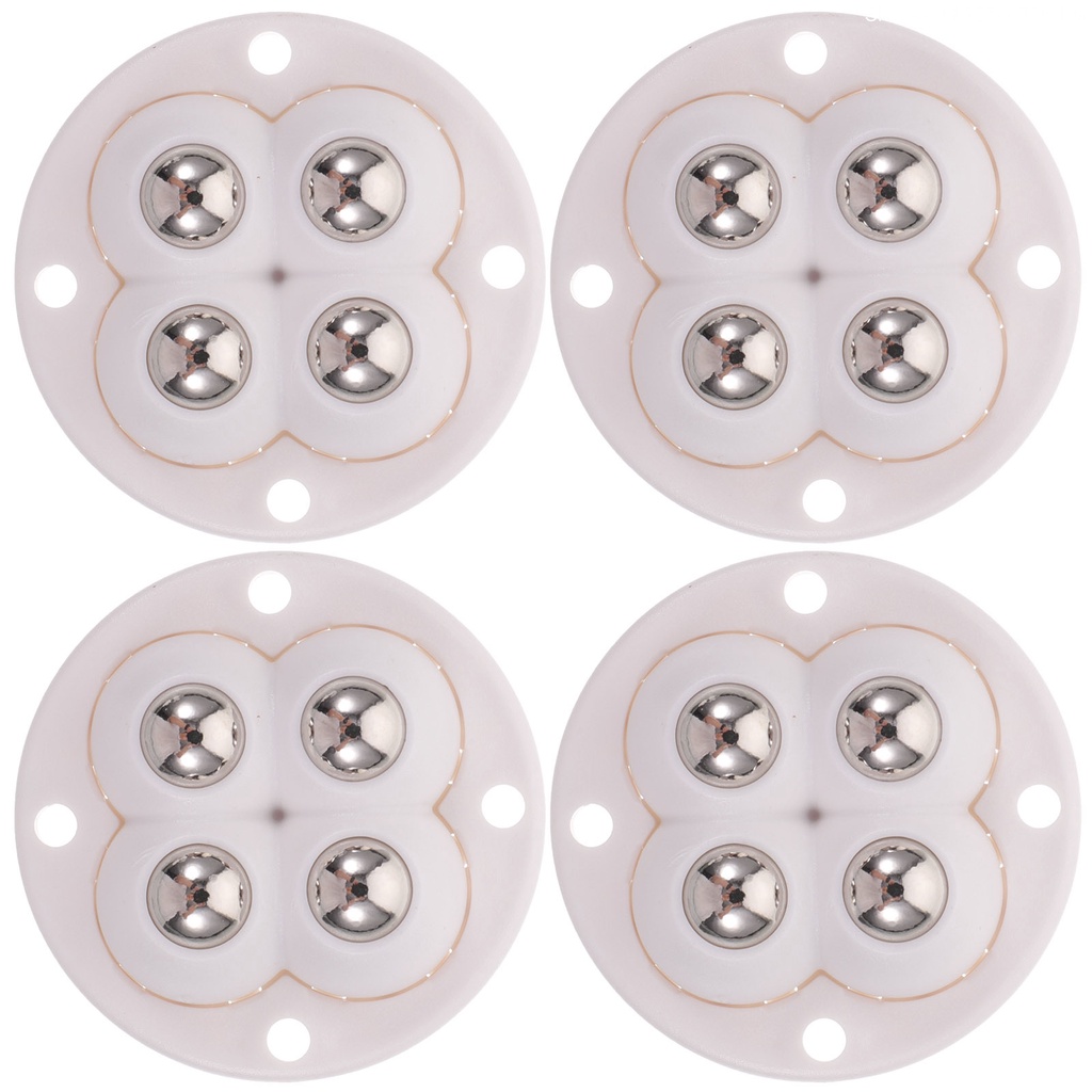 Set 4 Bánh Xe Kim Loại Mini Tự Dính 4.7X4.7X1.5CM