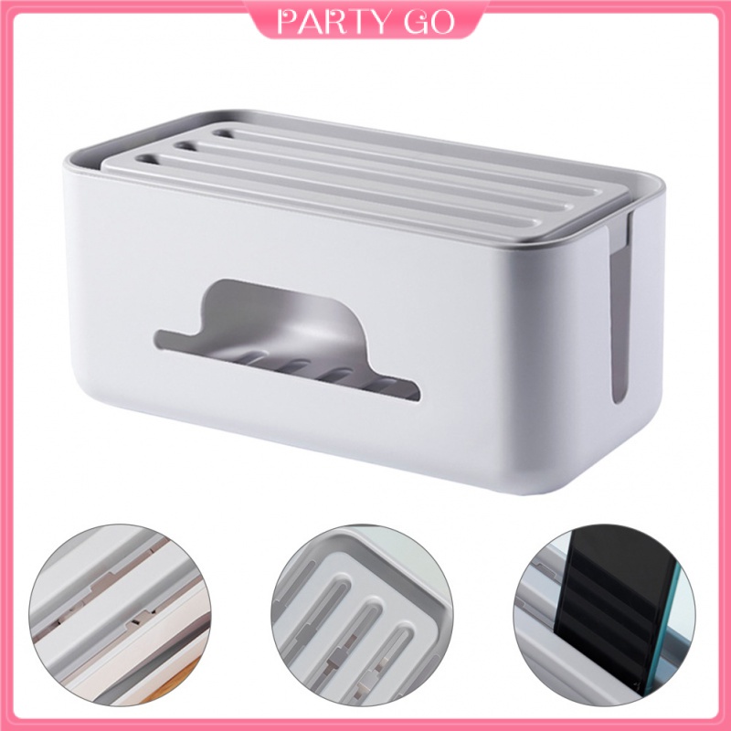 Hộp Nhựa Đựng Dây Cáp Gọn Gàng Tiện Lợi Cho Du Lịch