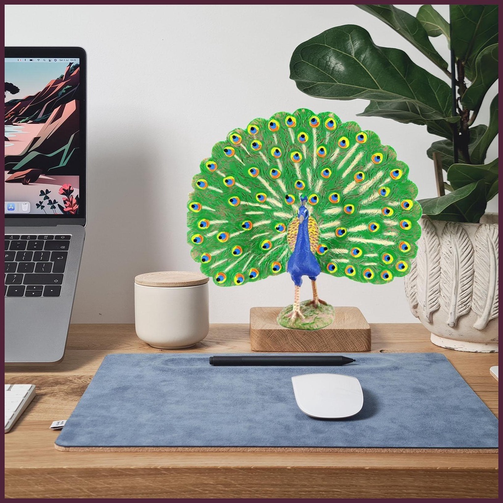 Mô Hình Chim Công Sống Động Như Thật Dùng Trang Trí