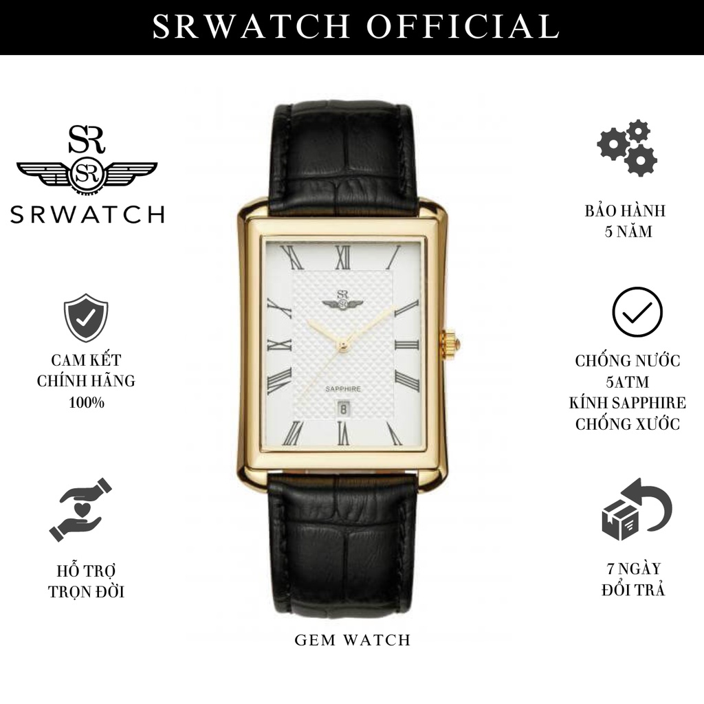 Đồng Hồ Nam SRWATCH SG2205.4602 Kính Sapphire - Chính Hãng Bảo Hành 5 năm - Srwatch Vietnam