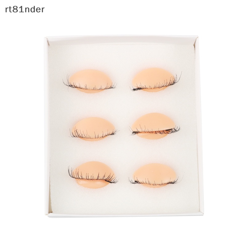 Rt Mô Hình Đầu Ma Nơ Canh Luyện Tập Nối Mi Bằng Silicone Có Thể Tháo Rời