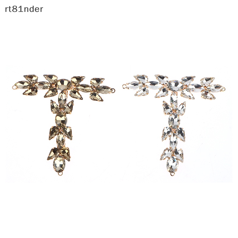 Rt 1 Cặp Đầu Nối Bikini Đính Đá Trang Trí Thủ Công DIY