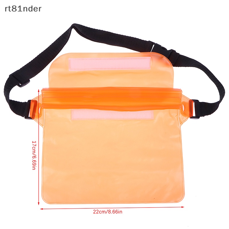 Rt Túi Đeo Hông Bằng Nhựa PVC Chống Thấm Nước Tiện Dụng Khi Đi Bơi / Lặn Biển