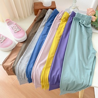 Quần cotton mềm mại thoáng khí chống muỗi họa tiết mặt cười dễ thương cho bé-0405