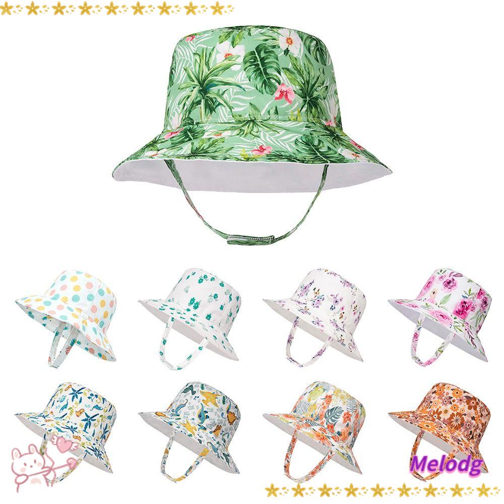 MELODG Mũ Rộng Vành PF 50 + Chống Nắng Bảo Vệ Mặt Trời Dành Cho Bé