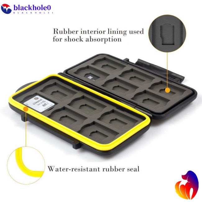 Hộp Đựng Thẻ Nhớ 12 SD + 12 Micro SD TF