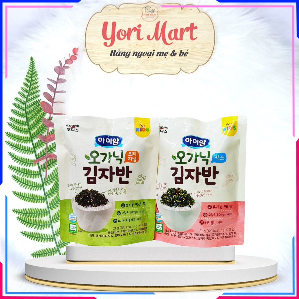 Rong biển RẮC cơm ILDong và BEBECOOK 12m+