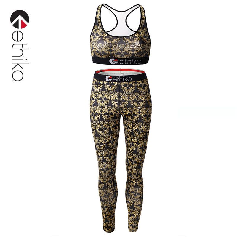 Bộ Đồ Thể Thao Hai Mảnh Mau Khô Không Đường May Phong Cách Âu Mỹ Cho Nữ