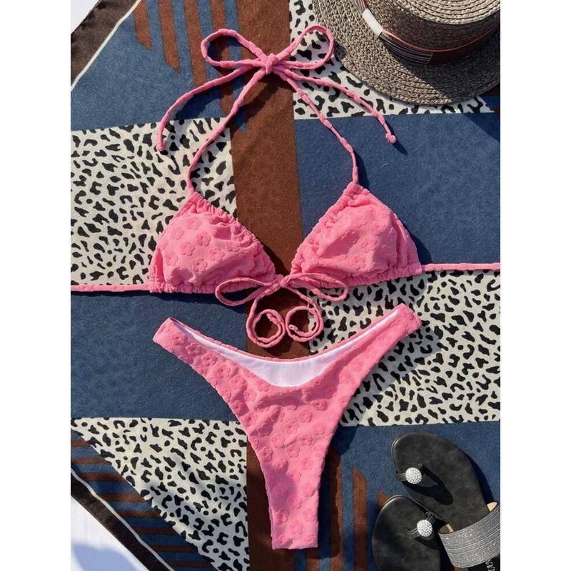 Bộ Đồ Bơi bikini Hình Trái Tim Phong Cách Âu Mỹ 2023 Mới
