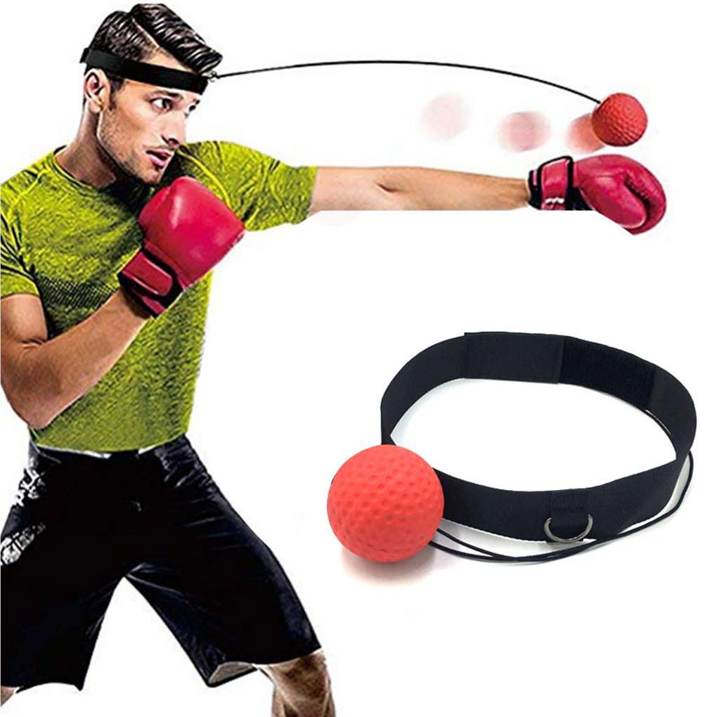 Bóng Phản Xạ Kèm Băng Đô Đeo Trán Tập Boxing Tiện Dụng