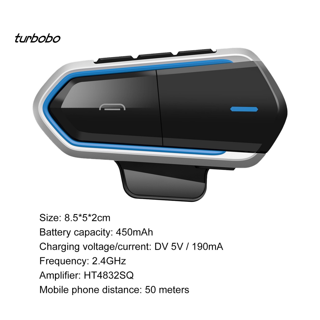 Tai Nghe Bluetooth 5.0 Chống Thấm Nước Chuyên Dụng Cho Mũ Bảo Hiểm QTB35