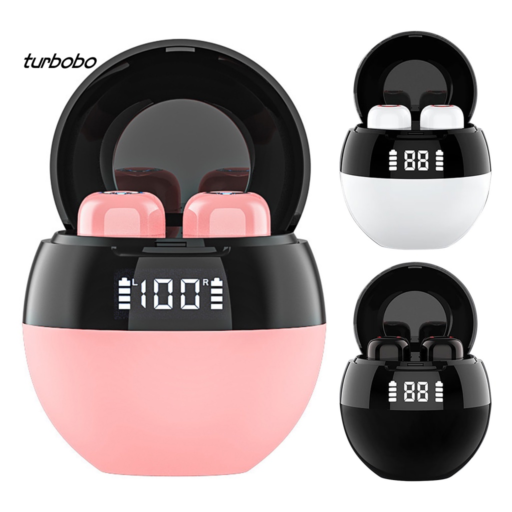 Tai Nghe Nhét Tai Bluetooth Không Dây J12 Điều Khiển Cảm Ứng Âm Thanh Nổi Màn Hình Kỹ Thuật Số Cho Nữ