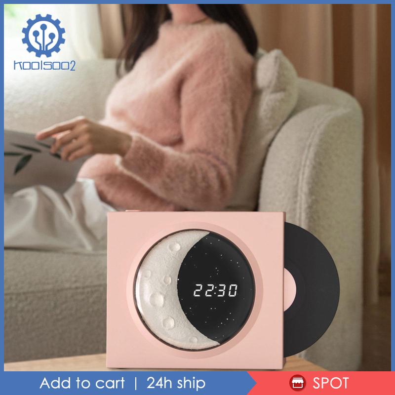 Loa Bluetooth Vinyl Koolsoo2 Kèm Đồng Hồ Cho Gia Đình / Văn Phòng / Tiệc Tùng