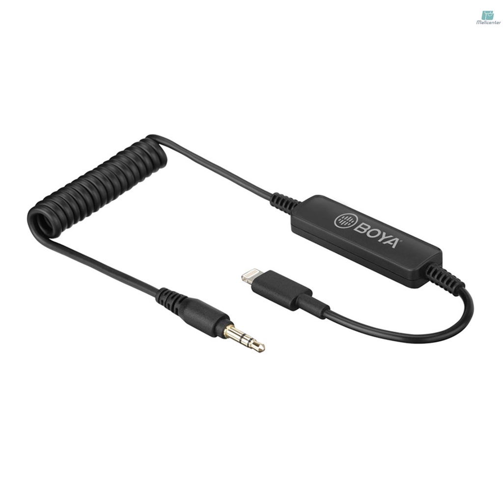 BOYA 35C-USB C 3.5mm to USB Type-C Connector Audio Cable for 3.5mm Self-powered Microphones to be Used for Android Devices with USB Type-C Jack for Samsung Huawei Xiaomi Smartphones with Type-C Jack