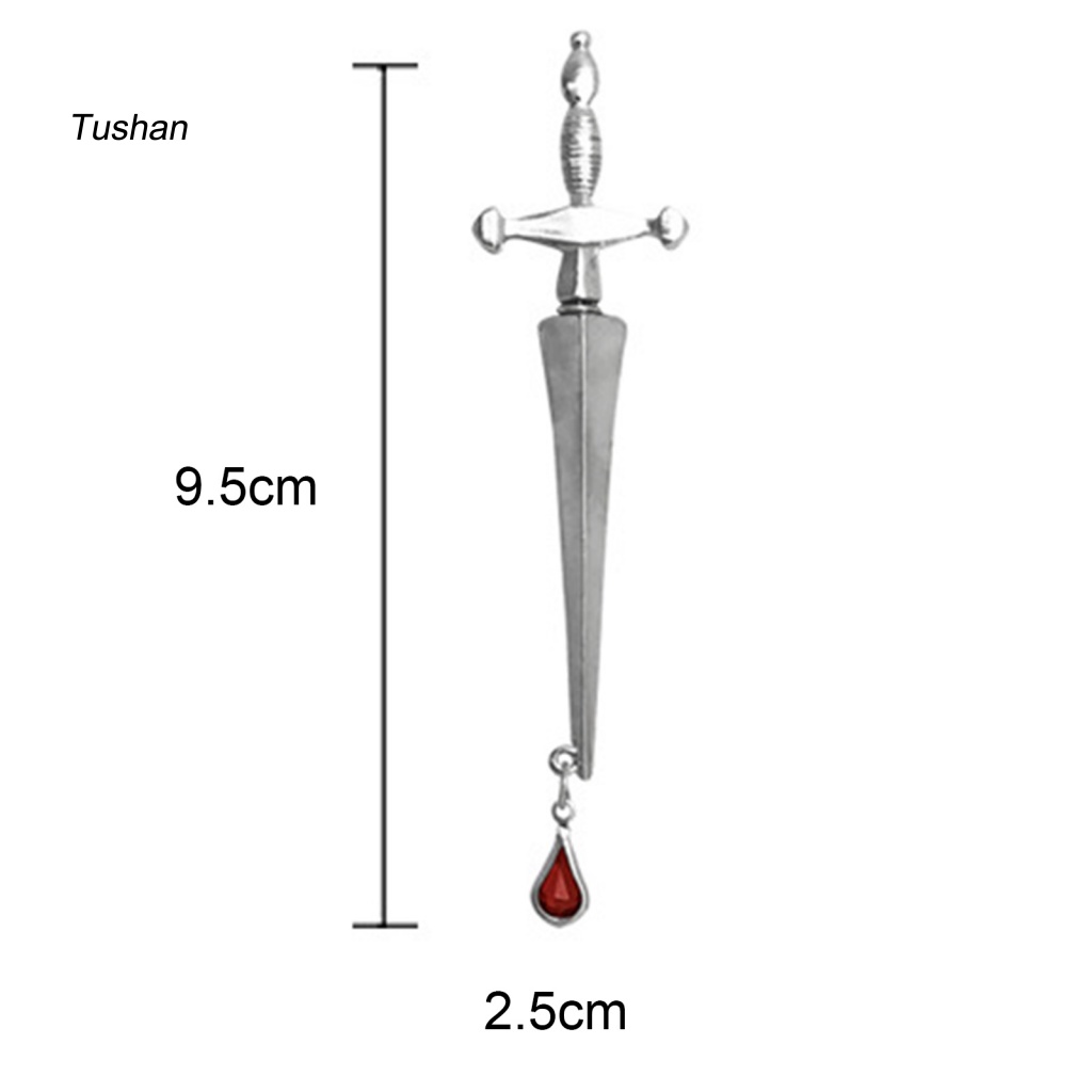 [Ts] Khuyên Tai Xỏ Lỗ Tai Hình Tuần Lộc Máu Mô Phỏng Cá Tính Làm Quà Tặng Cho Nữ