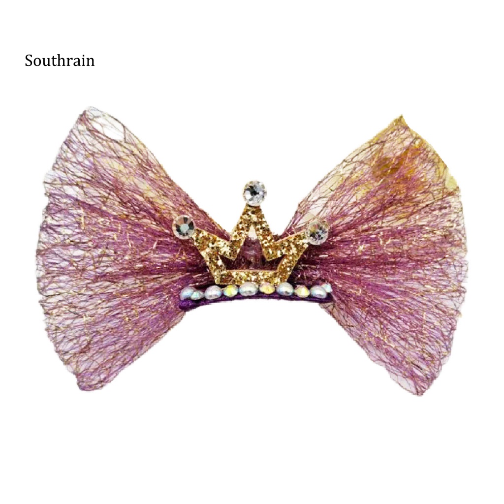 Kẹp Tóc Hình Vương Miện Có Đèn Led Cho Thú Cưng