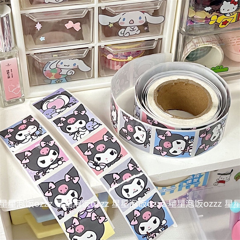 Bộ 200 Miếng Dán Trang Trí Hình Cún sanrio pacha Dễ Thương