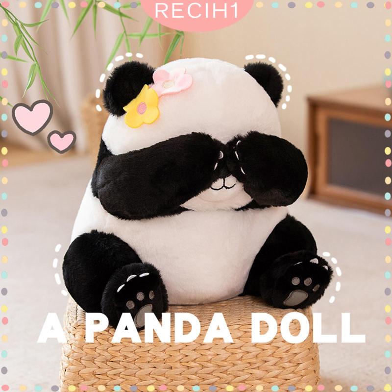 Gối Ôm Hình Gấu Trúc Hoạt Hình Bằng Lông Nhung Mềm Mại Đa Năng