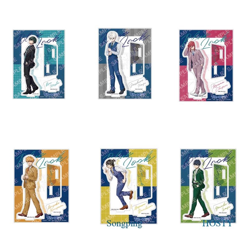 Mô Hình Nhân Vật Isagi Yoichi Anime Blue Lock Bằng Acrylic Để Bàn Trang Trí