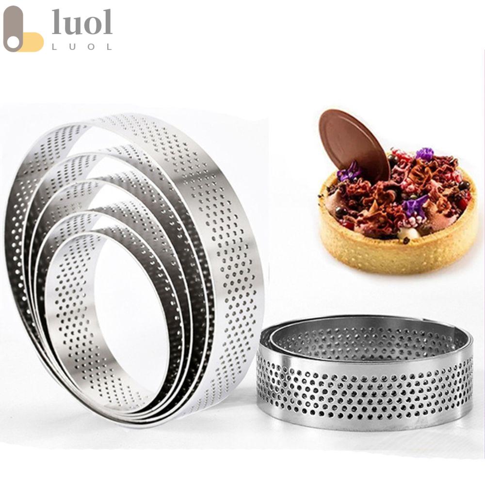 Khuôn Làm Bánh Tartlet Hình Tròn Bằng Thép Không Gỉ Tiện Dụng