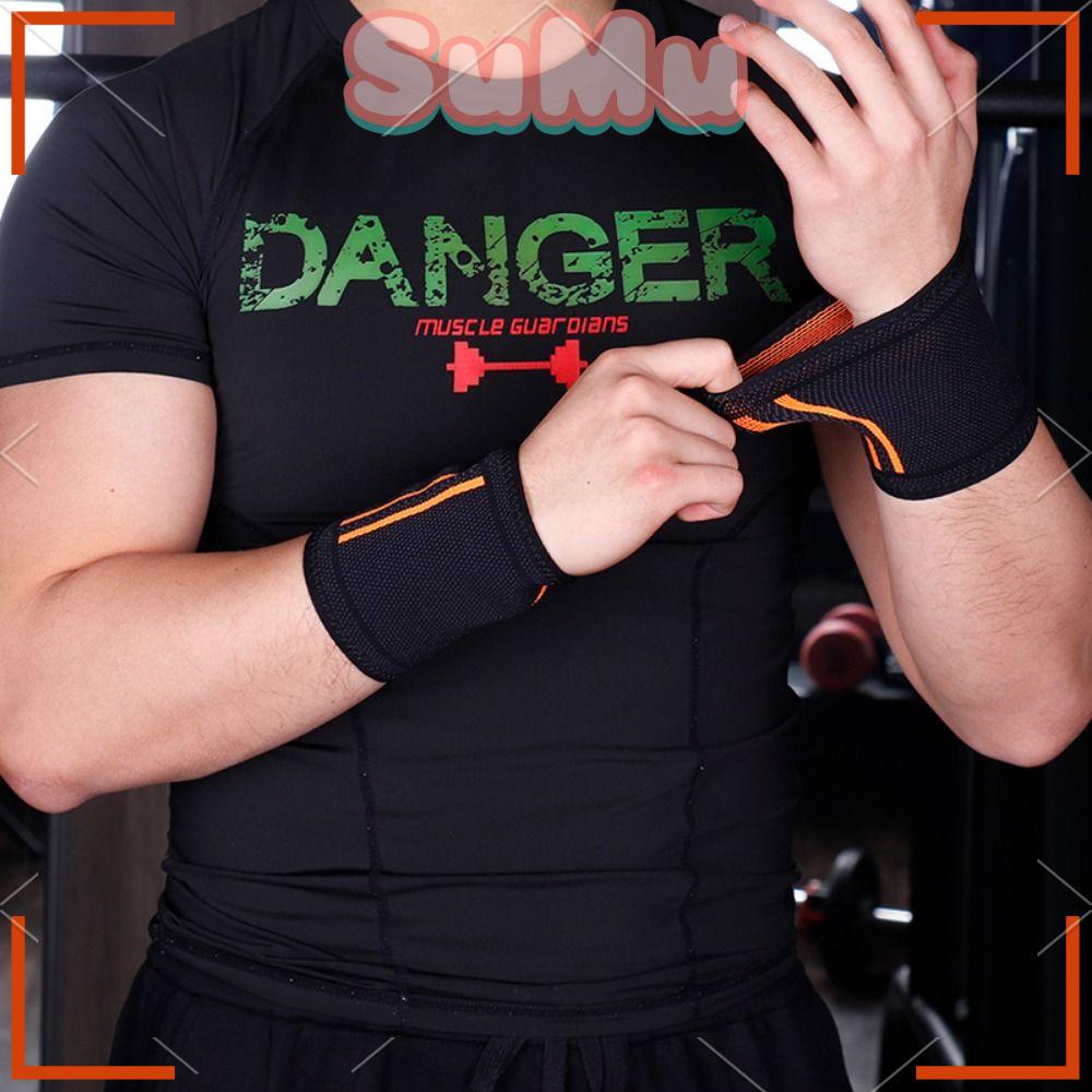 1 Cặp Băng Quấn Cổ Tay Co Giãn Hỗ Trợ Chơi Thể Thao