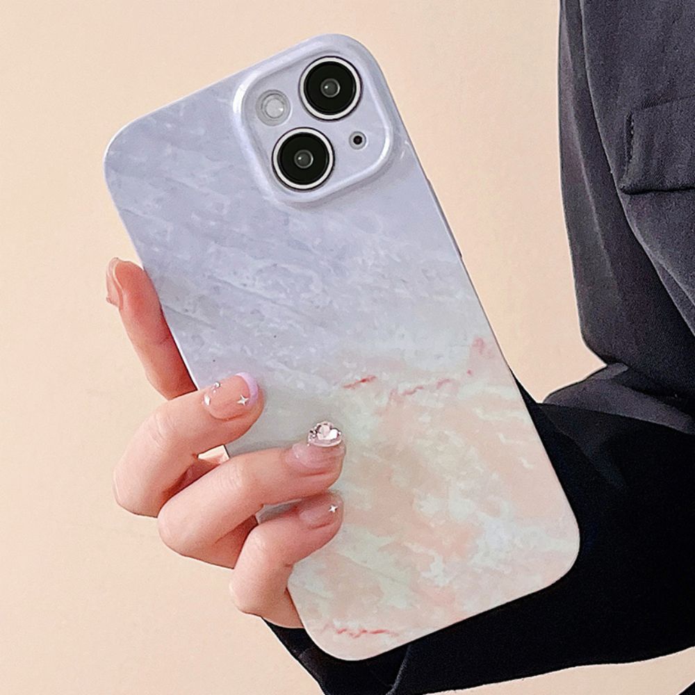 Ốp Điện Thoại TPU Chống Sốc Họa Tiết Vân Đá Cho IPhone 11 14 13 12 Pro Max XR XS Max 7 8 Plus