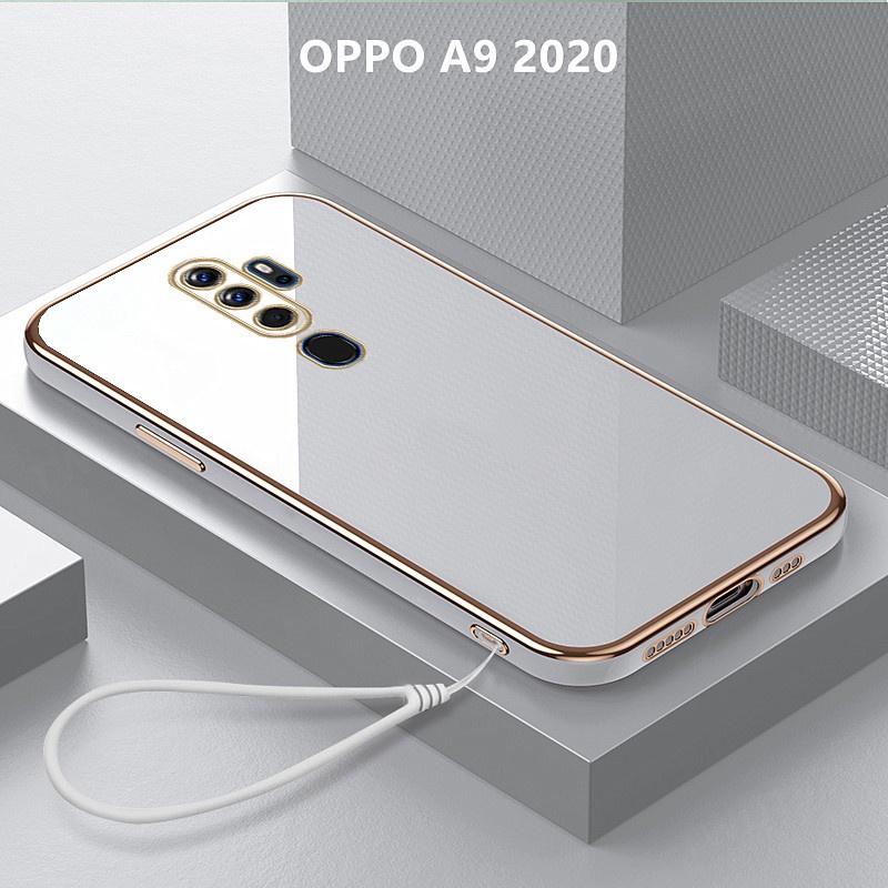 Ốp Lưng OPPO A9 2020 Mềm mại Viền mạ điện Ốp Điện Thoại OPPO A9 2020