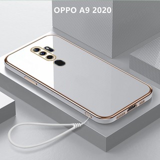 Ốp lưng oppo a9 2020 mềm mại viền mạ điện ốp điện thoại oppo a9 2020
