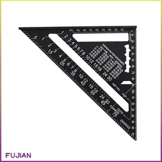 Angle Ruler Metric Aluminum Alloy Triangular Measuring Woodwork Speed Square Triangle Protractor