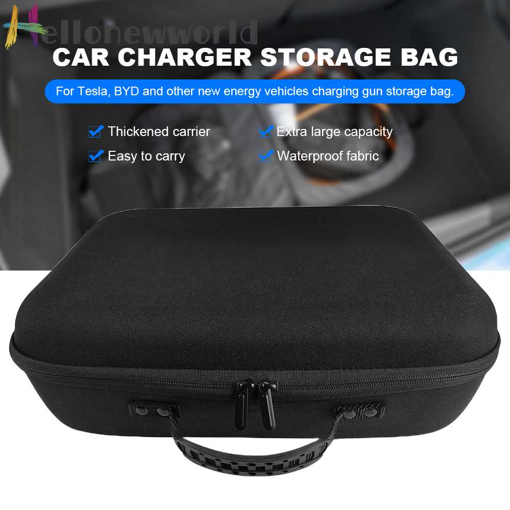 Túi Đựng Dây Cáp Sạc Sức Chứa Lớn Tiện Dụng Cho Xe Điện