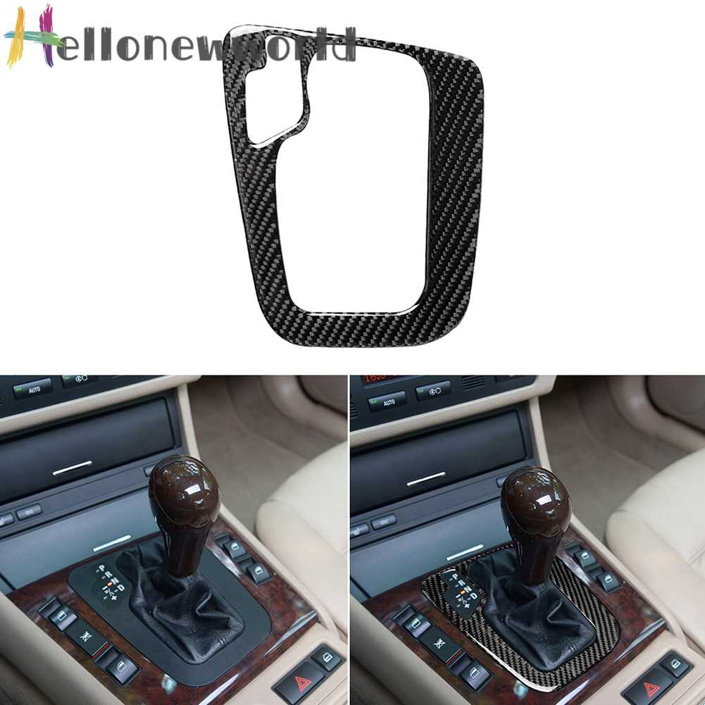 Viền Bọc Bảng Điều Khiển Cần Gạt Số Bằng Sợi Carbon Cho BMW 3 Series E46 1998-200