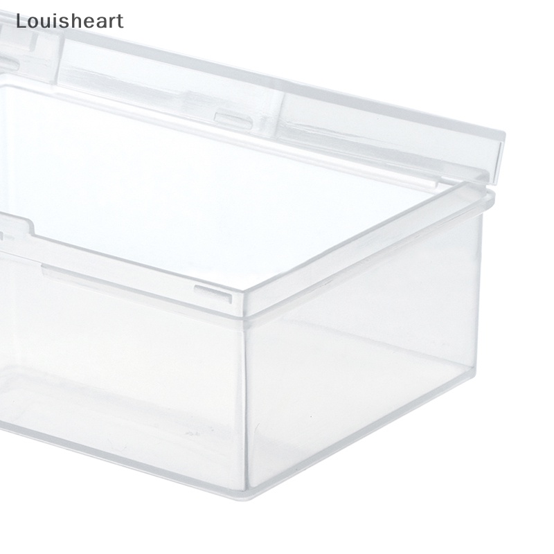 Hộp Nhựa Louisheart Hình Chữ Nhật Trong Suốt Có Nắp Đậy Đựng Vật Dụng Tiện Lợi