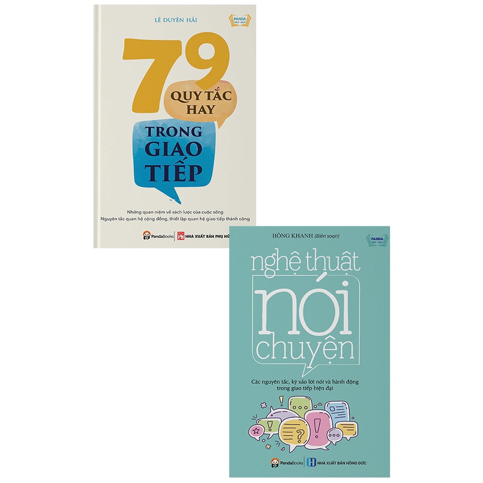 Sách - Combo 79 Quy Tắc Hay Trong Giao Tiếp + Nghệ Thuật Nói Chuyện (Bộ 2 Cuốn) - PD