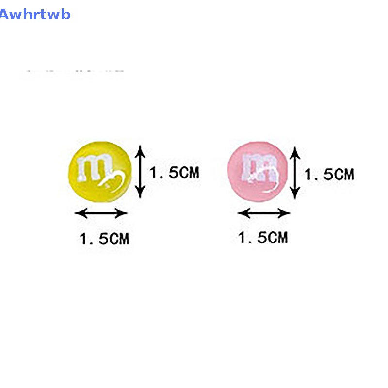 Bộ 5 Hạt Đậu Sô Cô La Mini Bằng Nhựa Resin Phát Quang Trang Trí Xe Hơi Mới