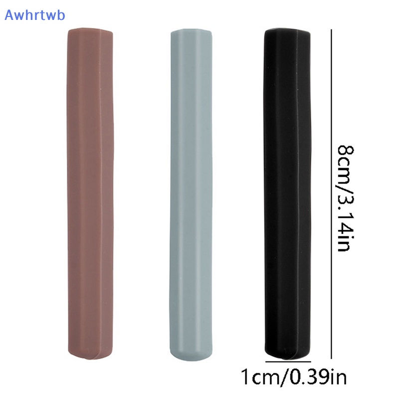 Set 3 Nắp Đậy Cọ Vẽ Trang Trí Móng Tay Nghệ Thuật Mới