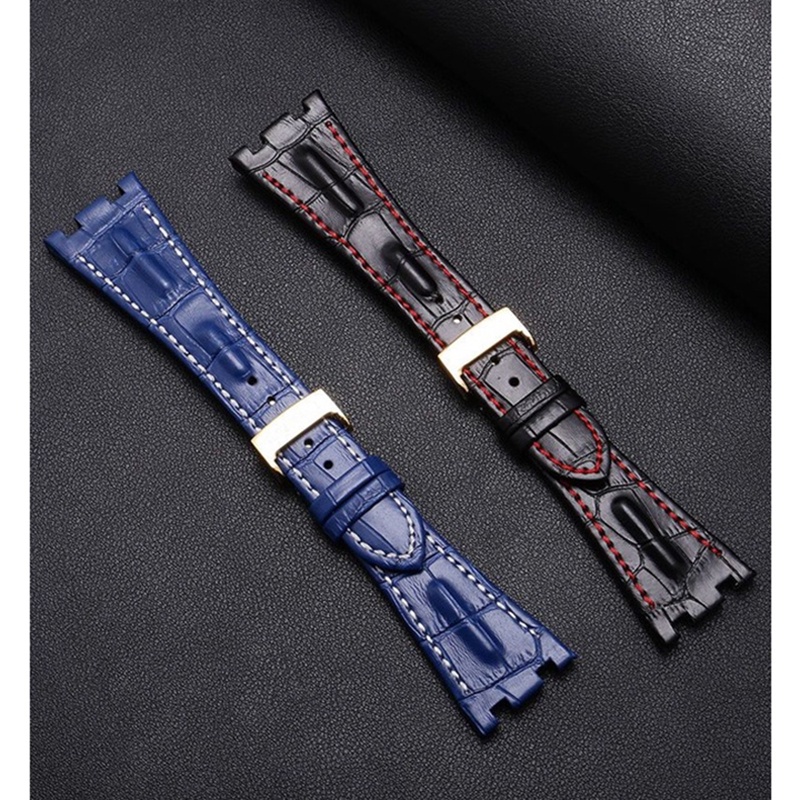 Dây Đeo Thay Thế Bằng Da Thật 28mm Cho AP 15703 26470SO Royal Oak