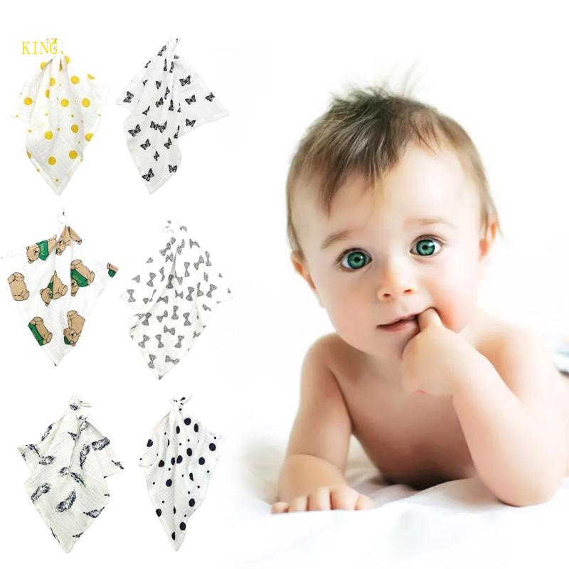 Yếm Ăn Vải Crepe-Cotton Mềm Mại Thấm Hút Tốt Chuyên Dùng Cho Bé