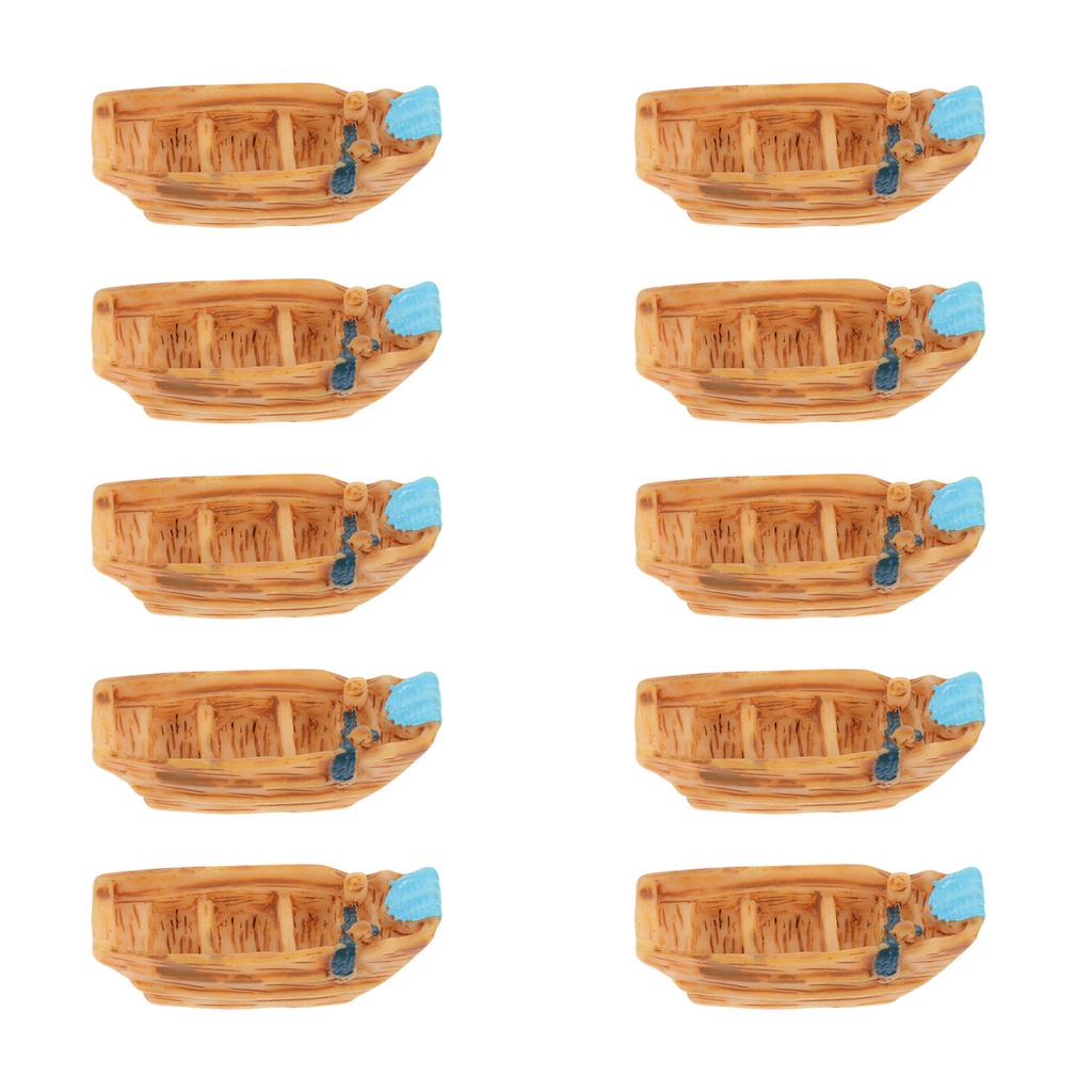 Set 10 Thuyền Salas Casa Trang Trí Bể Cá