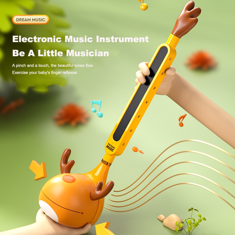 Otamatone Nhạc Cụ Điện Tử Nhật Bản Cho Trẻ Em Hình Đàn piano Điện Tử kawaii kid Kalmba