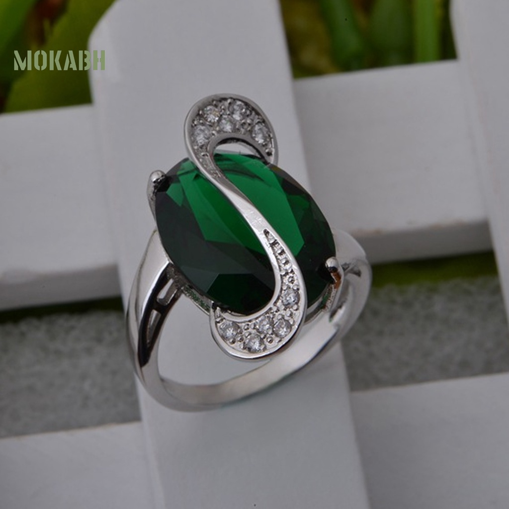 1 Bộ Vòng cổ, Nhẫn, Bông Tai Đính Đá Lấp Lánh