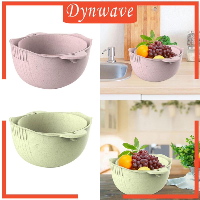 Rổ Hai Lớp Ráo Nước Có Thể Xoay Dùng Cho Pasta Nho